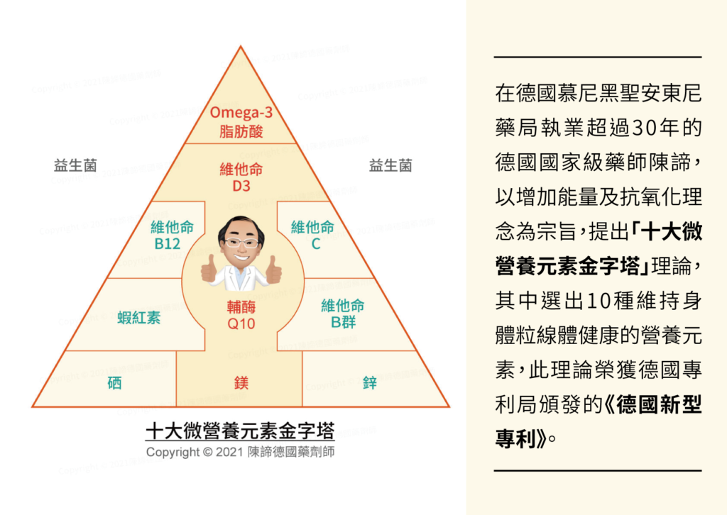 陳諦《十大微營養元素金字塔》