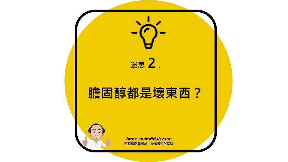膽固醇都是壞東西？